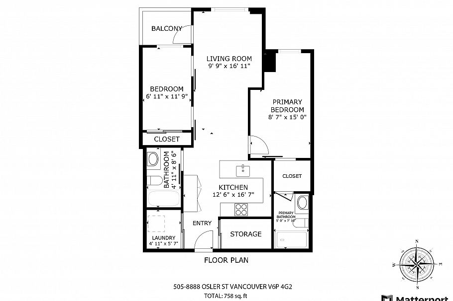 505 8888 Osler Street Vancouver, BC - 19