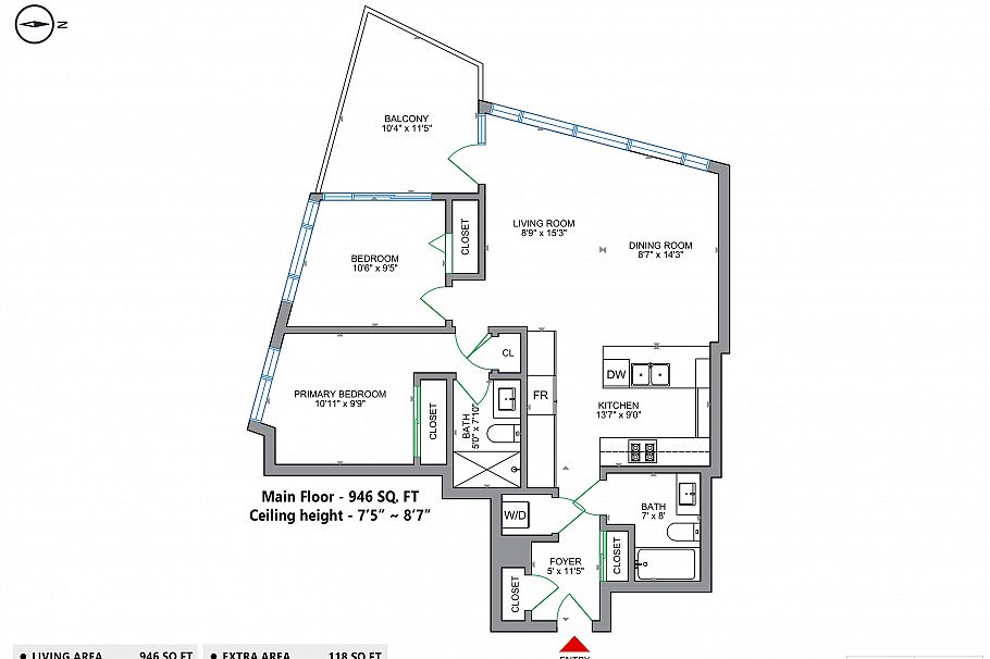 1406 1401 Hunter Street North Vancouver, BC - 36