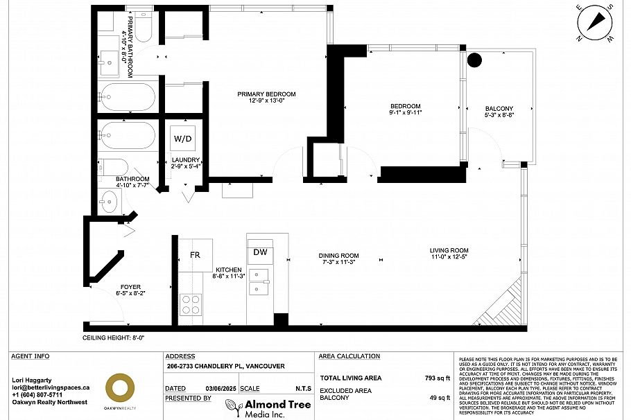 206 2733 Chandlery Place Vancouver, BC - 12