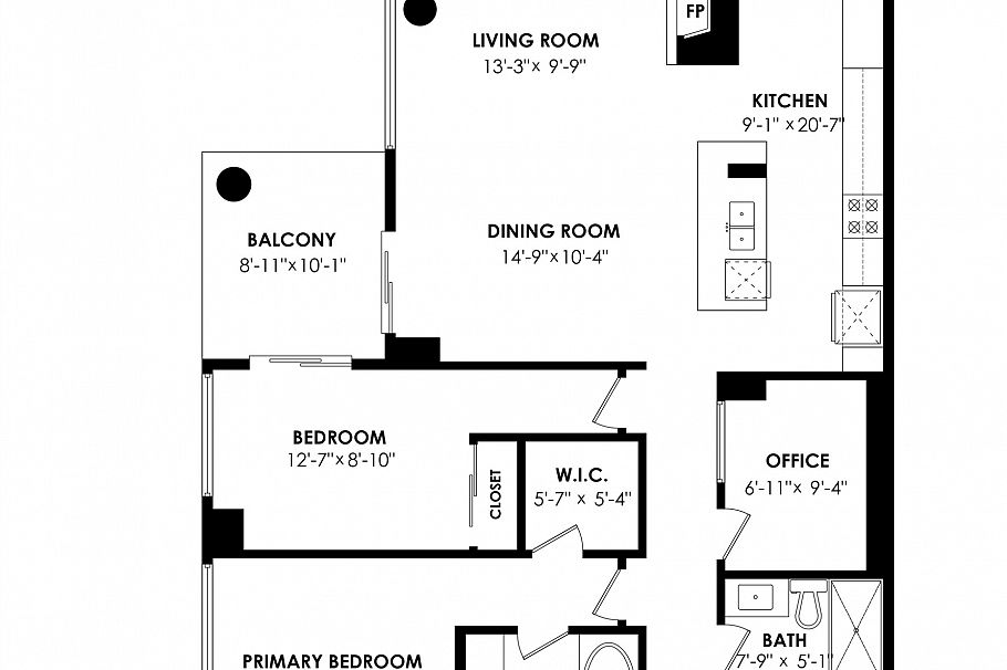 2706 198 Aquarius Mews Vancouver, BC - 12