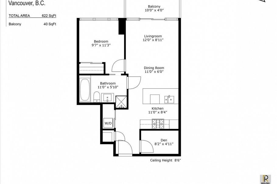 1507 8555 Granville Street Vancouver, BC - 2