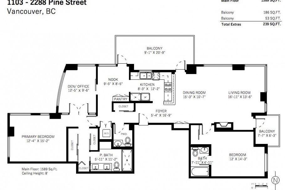 1103 2288 Pine Street Vancouver, BC - 40