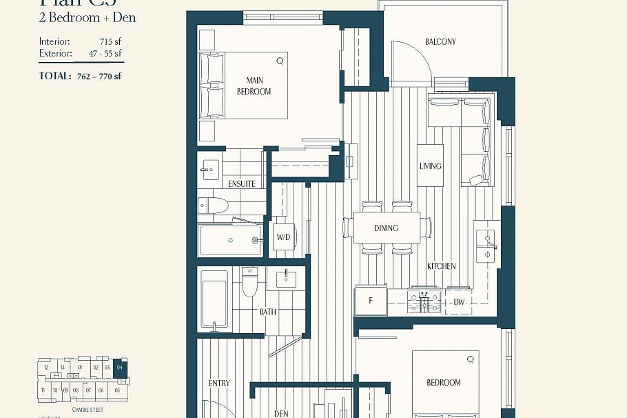 204 6859 Cambie Street Vancouver, BC - 3