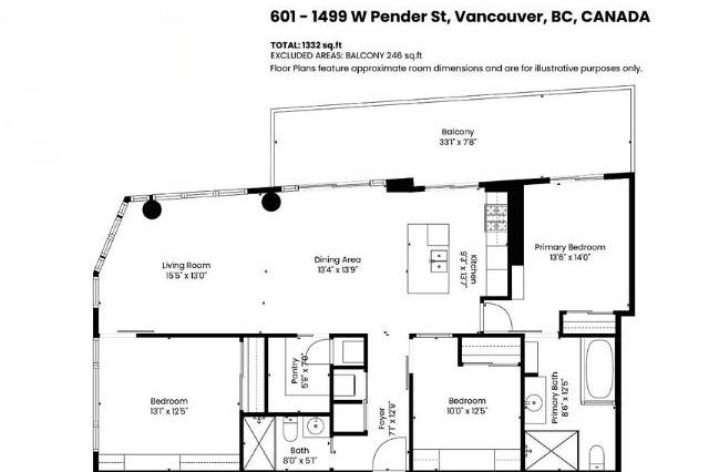 601 1499 W Pender Street Vancouver, BC - 31