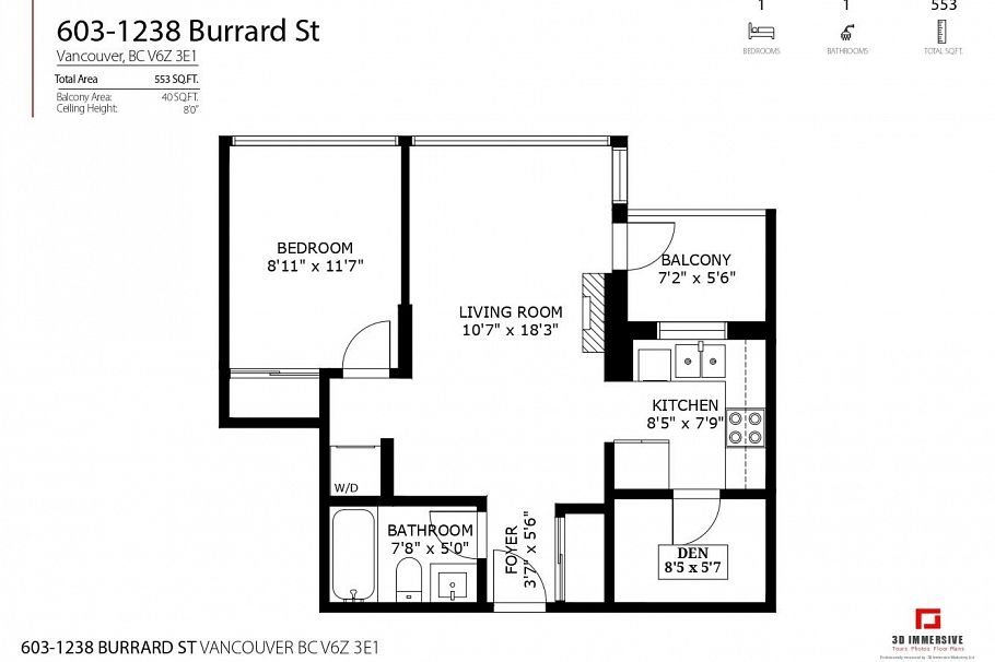 603 1238 Burrard Street Vancouver, BC - 28