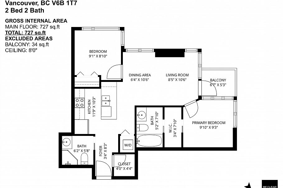 2701 928 Homer Street Vancouver, BC - 34