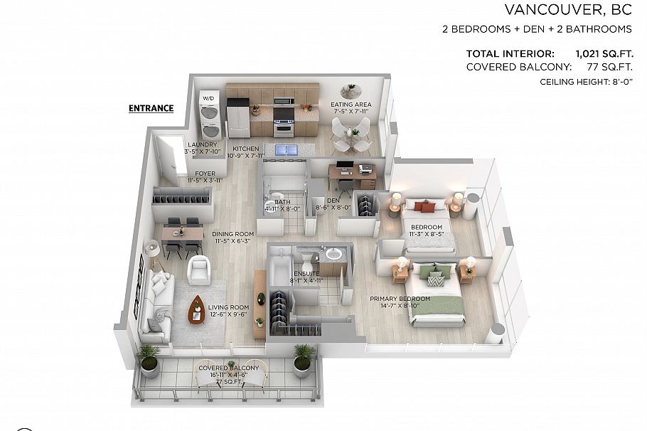 2806 1288 W Georgia Street Vancouver, BC - 12