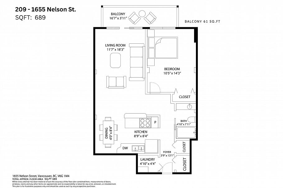 209 1655 Nelson Street Vancouver, BC - 26