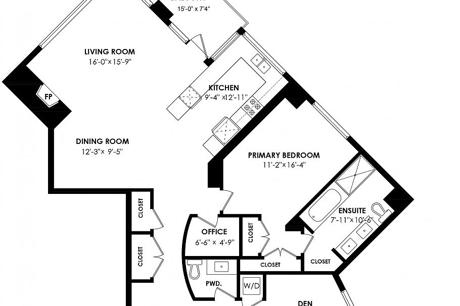 801 1328 Marinaside Crescent Vancouver, BC - 34