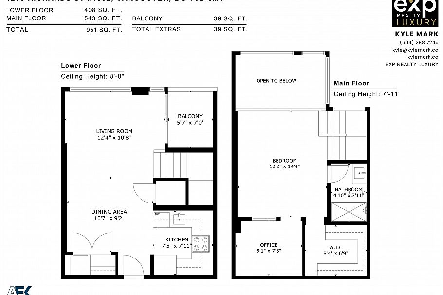 1802 1238 Richards Street Vancouver, BC - 40