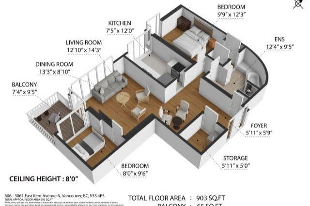 606 3061 E Kent Avenue North Vancouver, BC - 37