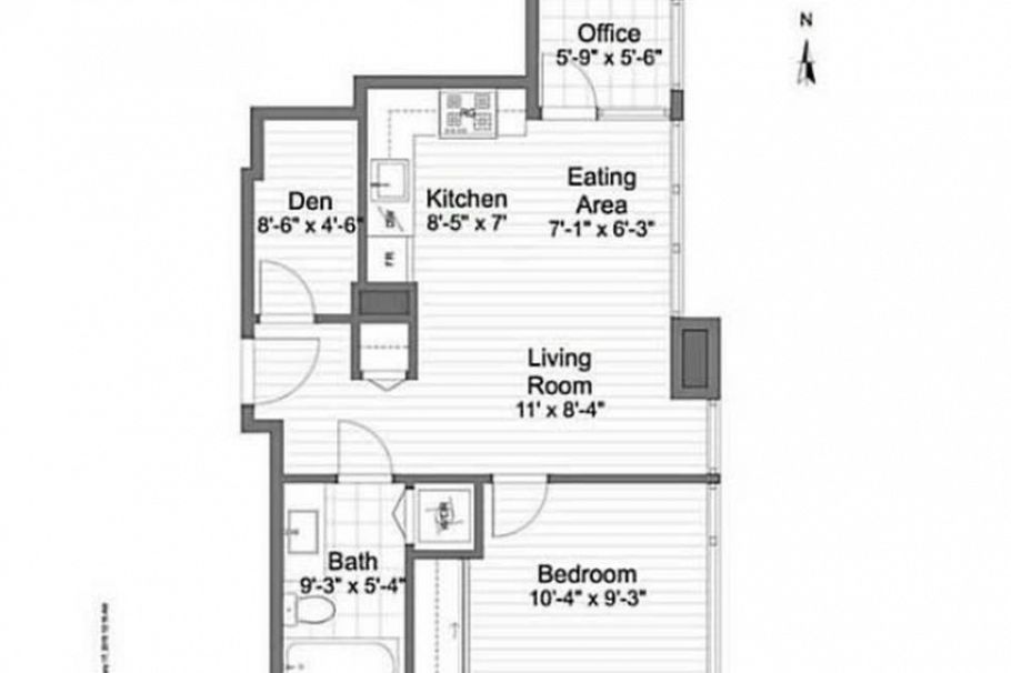 701 1068 W Broadway Vancouver, BC - 1