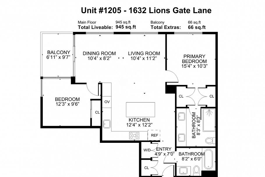 1205 1632 Lions Gate Lane North Vancouver, BC - 29