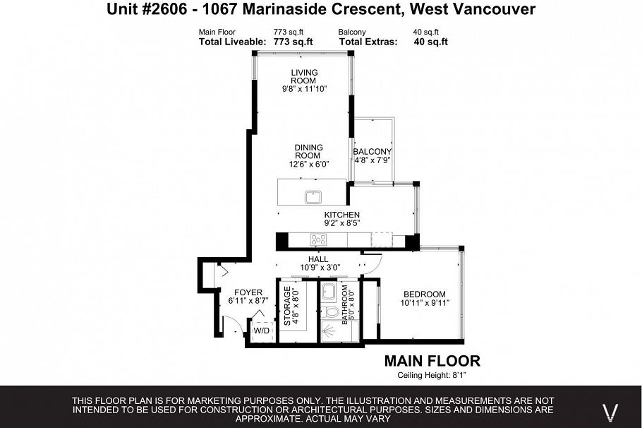 2606 1067 Marinaside Crescent Vancouver, BC - 33
