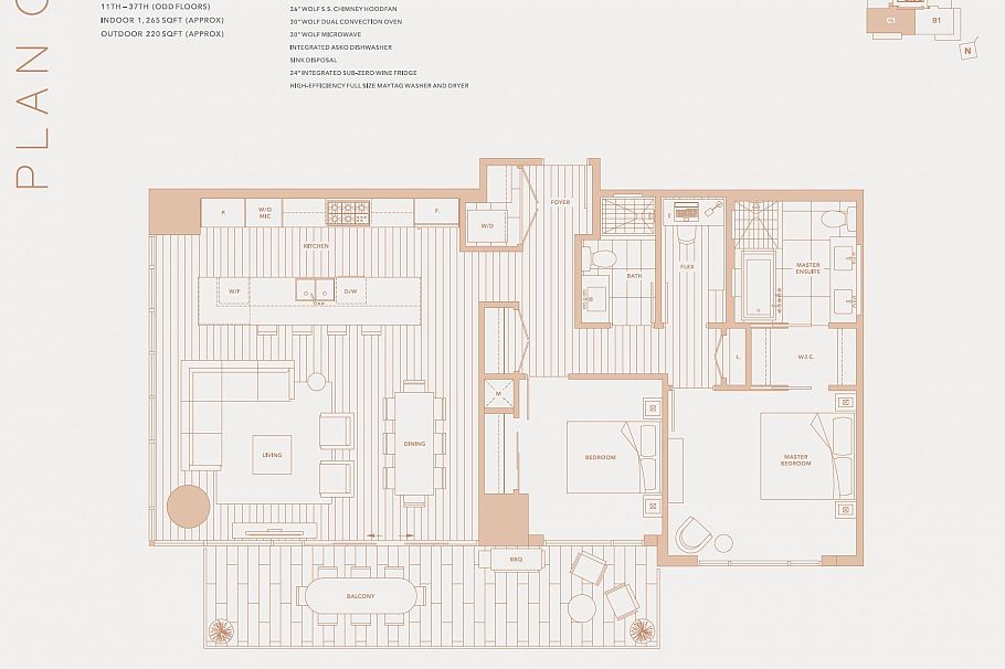 3303 1335 Howe Street Vancouver, BC - 40