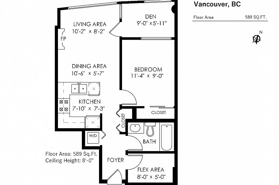 1102 822 Seymour Street Vancouver, BC - 17