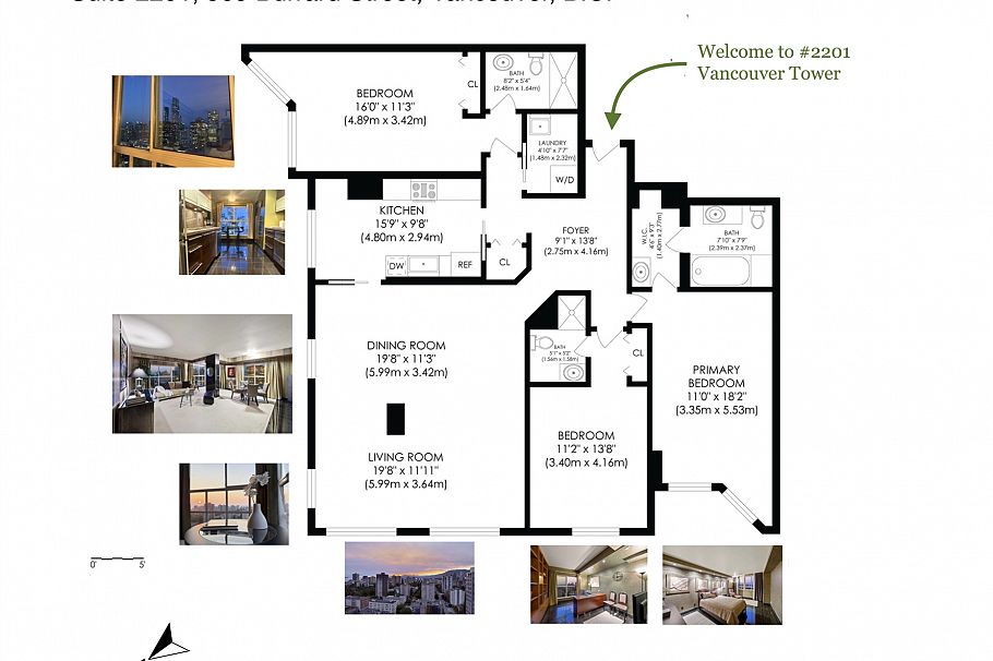 2201 909 Burrard Street Vancouver, BC - 3