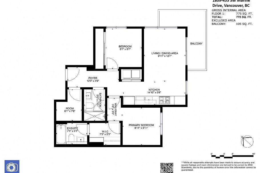 1809 455 SW Marine Drive Vancouver, BC - 37