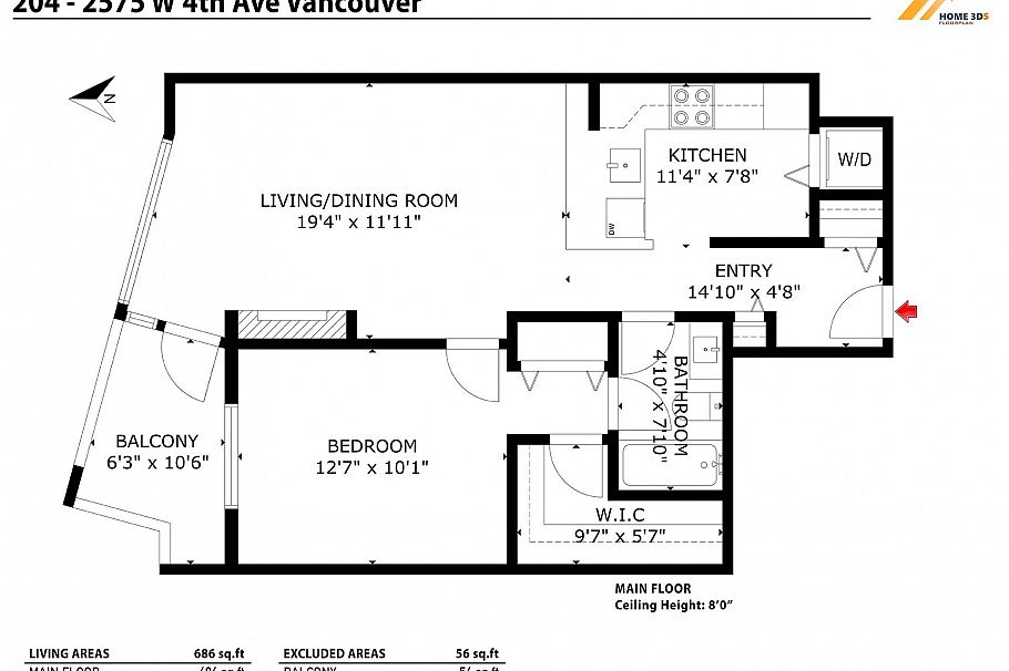 204 2575 W 4th Avenue Vancouver, BC - 23