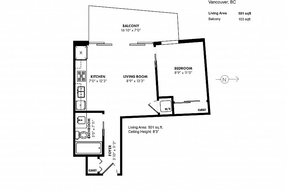 1804 89 Nelson Street Vancouver, BC - 38