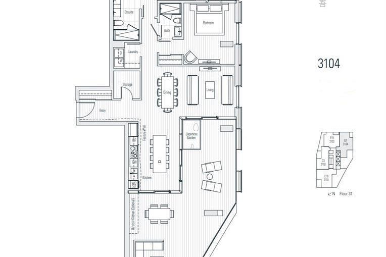 3104 1568 Alberni Street Vancouver, BC - 37