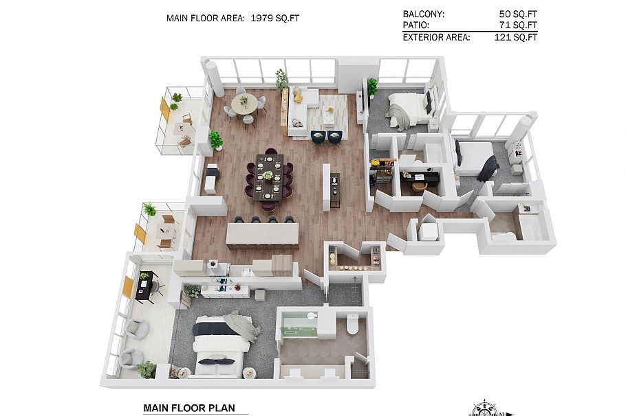 1801 1788 Columbia Street Vancouver, BC - 33