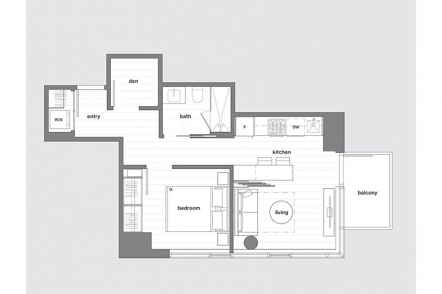 1005 1277 Hornby Street Vancouver, BC - 2