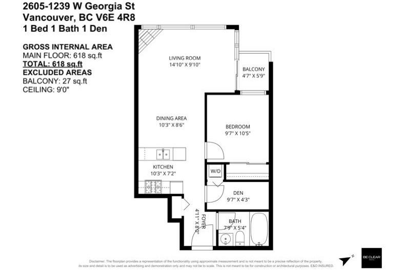 2605 1239 W Georgia Street Vancouver, BC - 29