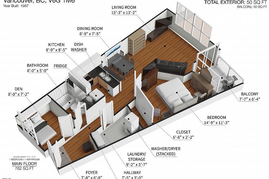 209 1705 Nelson Street Vancouver, BC - 4