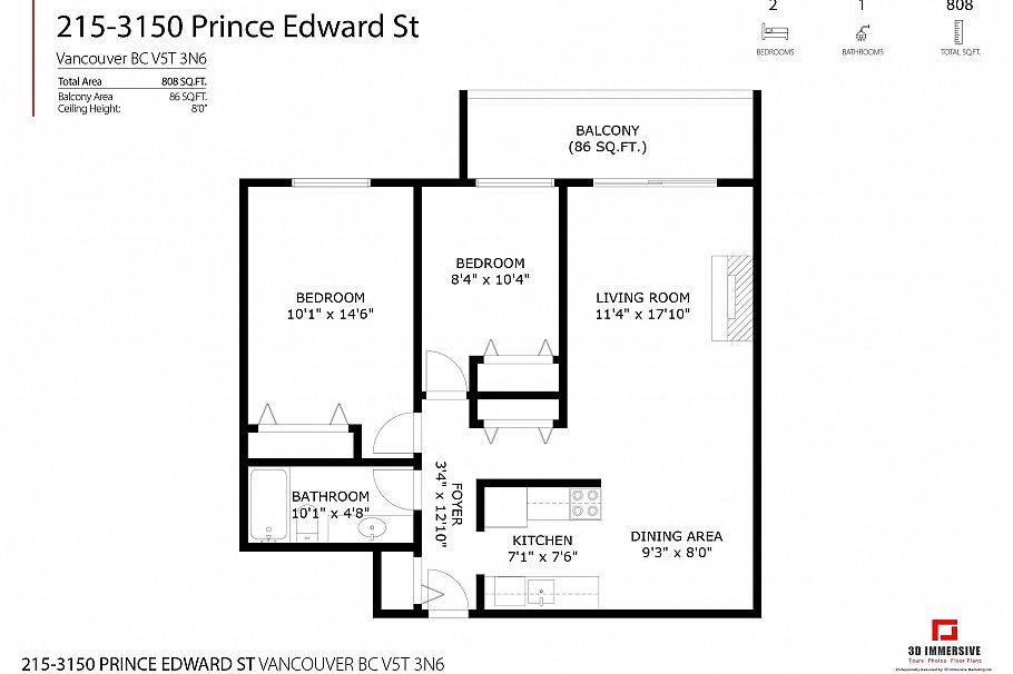 215 3150 Prince Edward Street Vancouver, BC - 19
