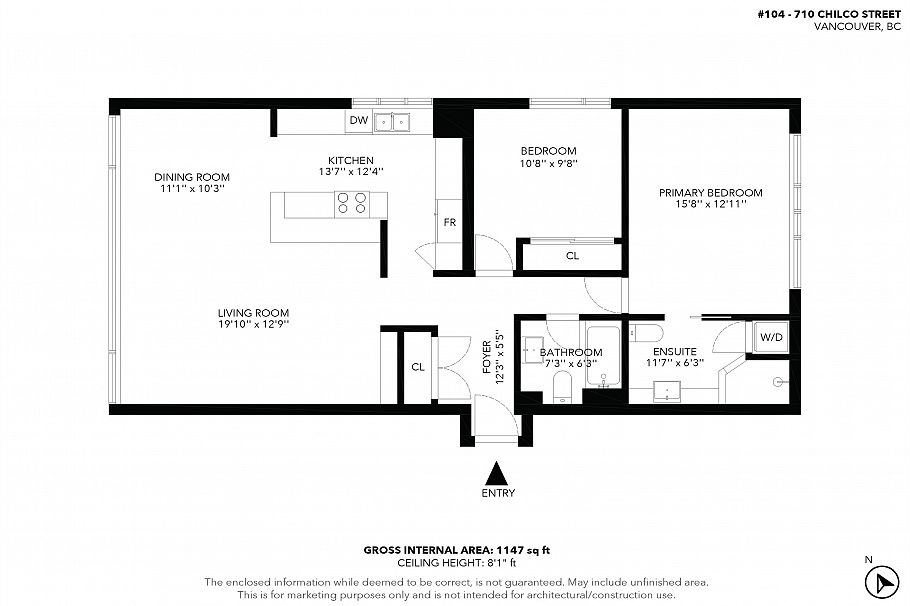 104 710 Chilco Street Vancouver, BC - 39