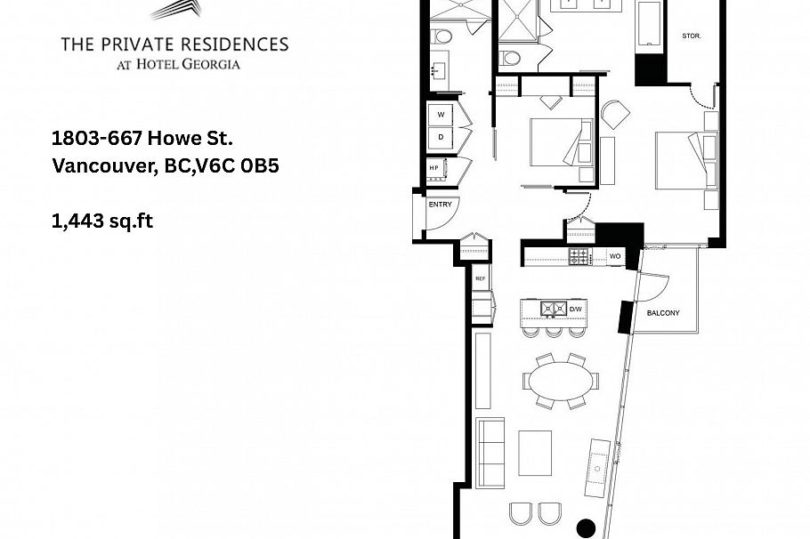 1803 667 Howe Street Vancouver, BC - 11