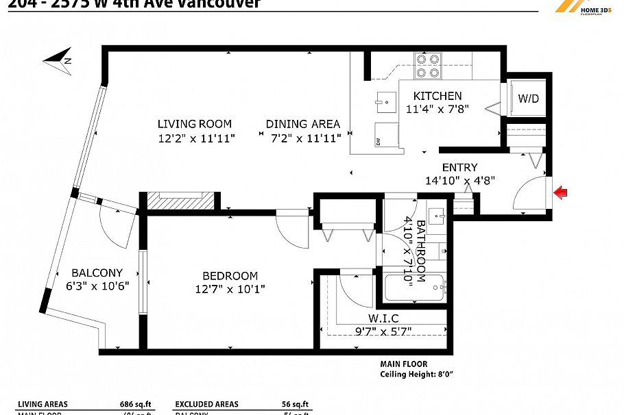 204 2575 W 4th Avenue Vancouver, BC - 20