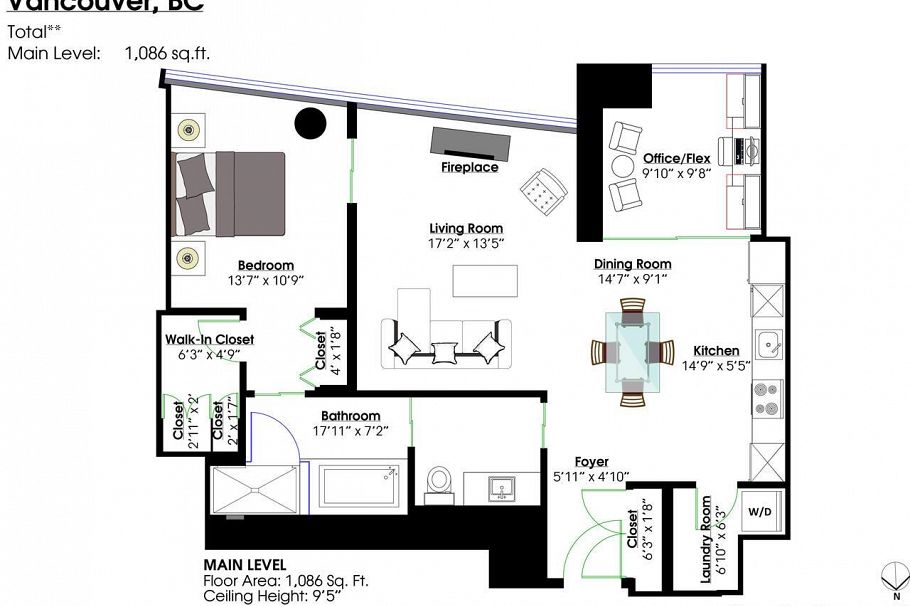 1701 667 Howe Street Vancouver, BC - 22