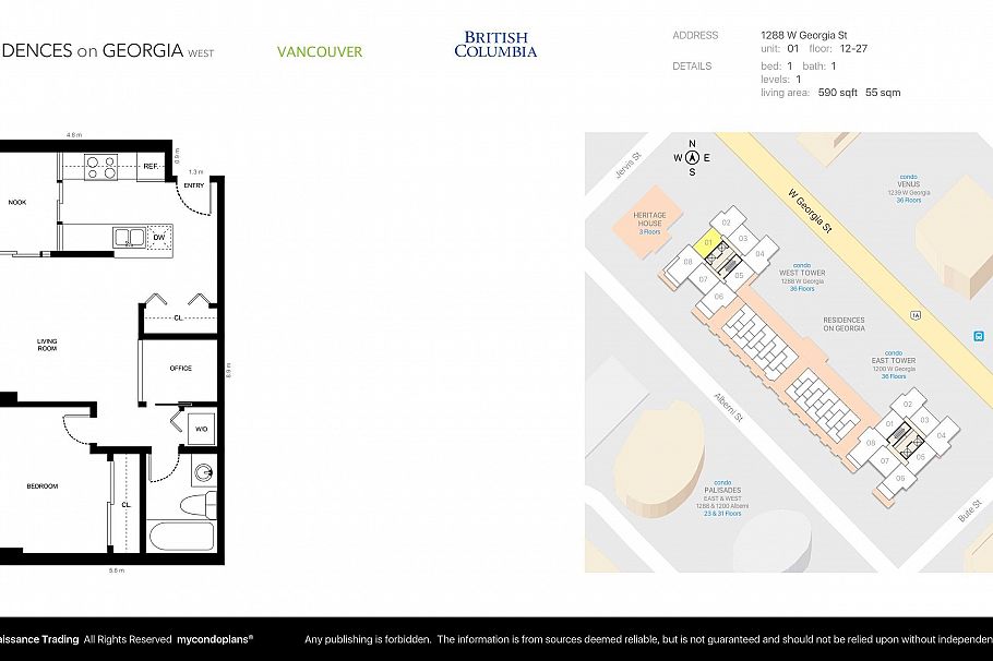 1501 1288 W Georgia Street Vancouver, BC - 7