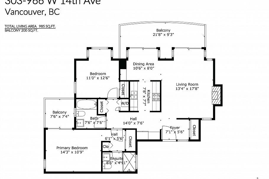 303 966 W 14th Avenue Vancouver, BC - 22