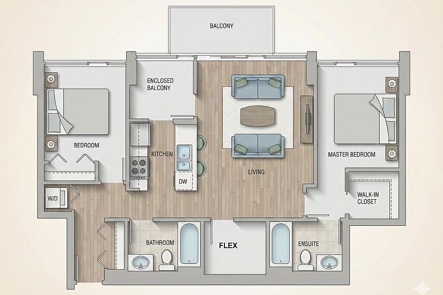 907 480 Robson Street Vancouver, BC - 1