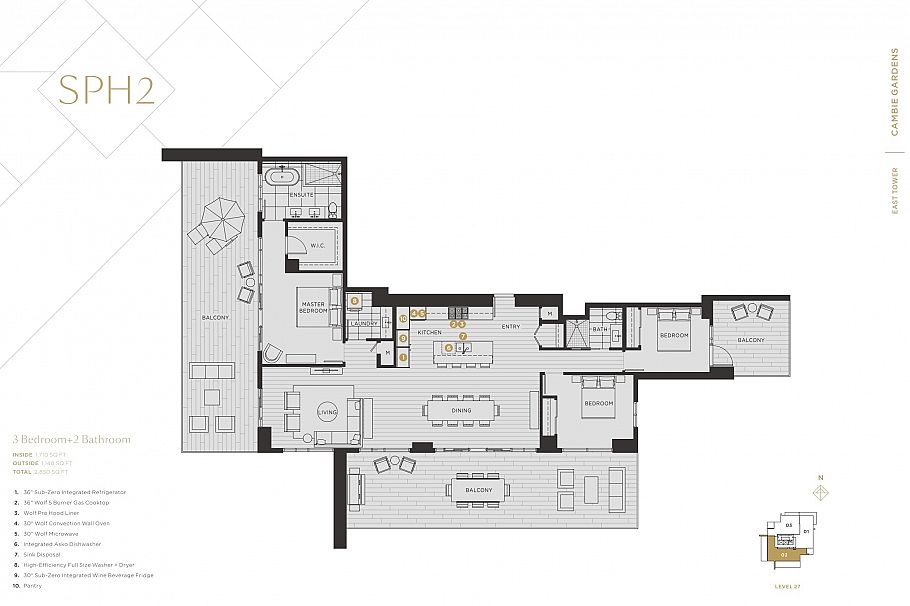 2702 7433 Cambie Street Vancouver, BC - 22