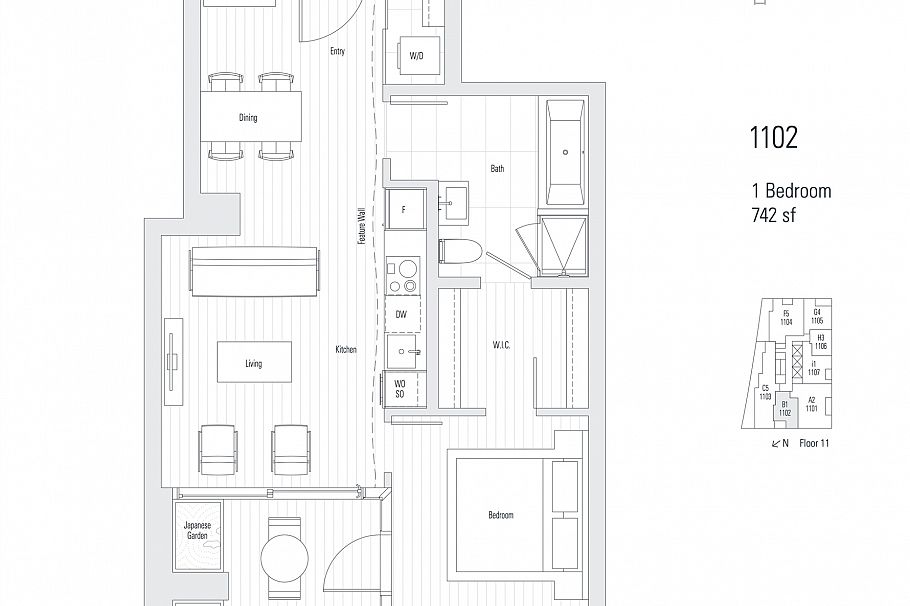 1102 1568 Alberni Street Vancouver, BC - 18