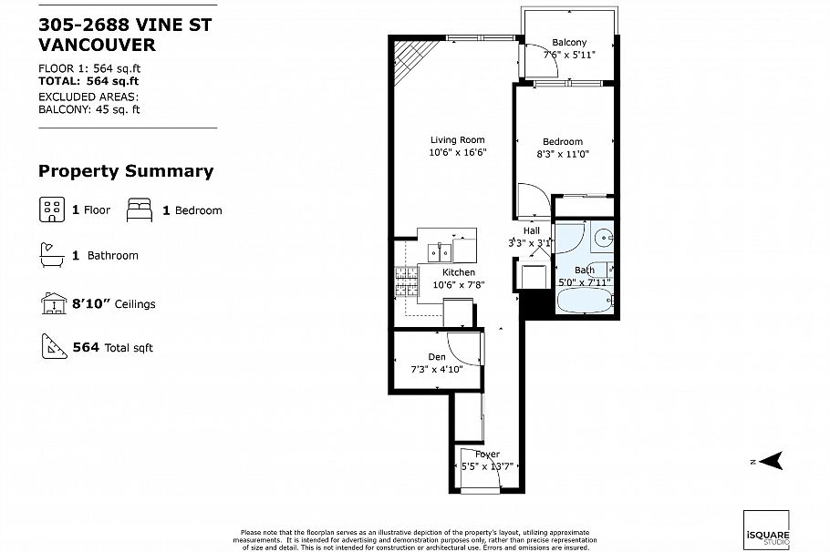305 2688 Vine Street Vancouver, BC - 26