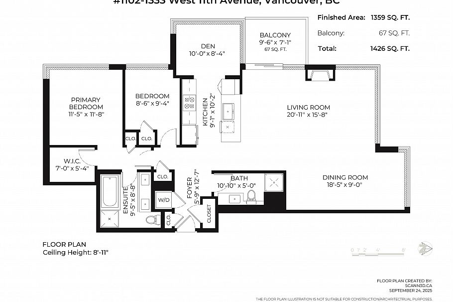 1102 1333 W 11th Avenue Vancouver, BC - 33