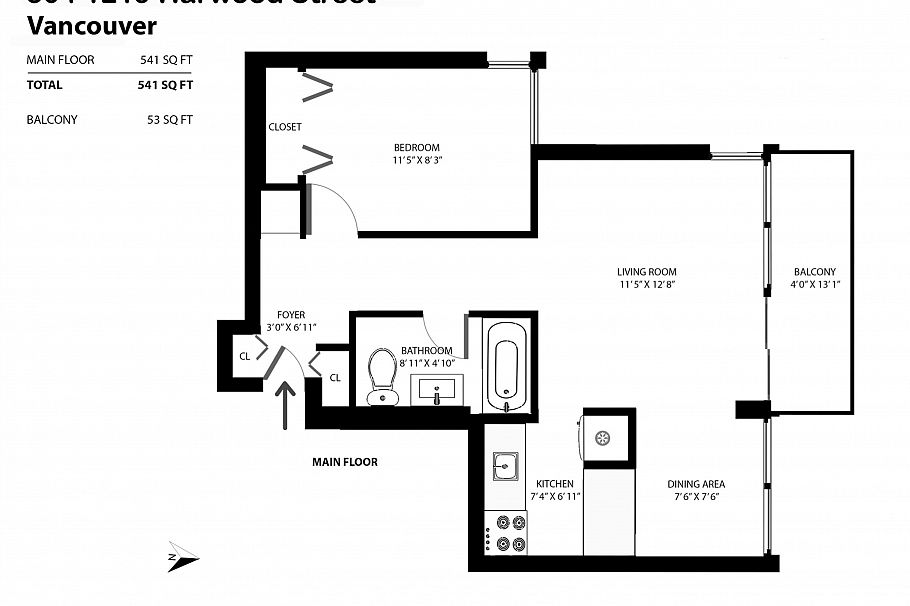 304 1219 Harwood Street Vancouver, BC - 17