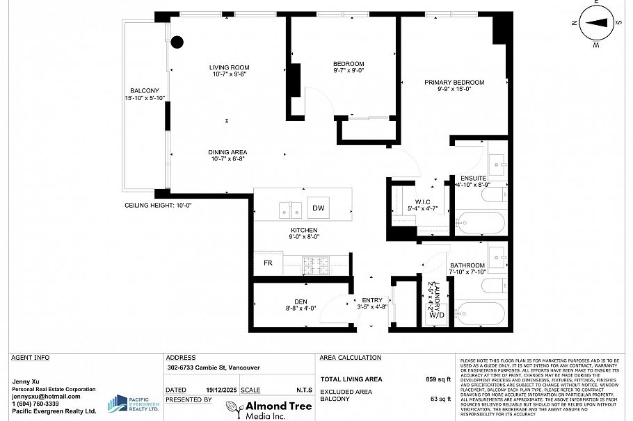 302 6733 Cambie Street Vancouver, BC - 24