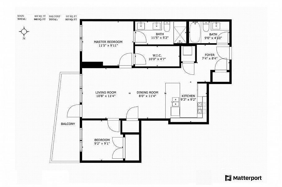 1003 3533 Ross Drive Vancouver, BC - 2