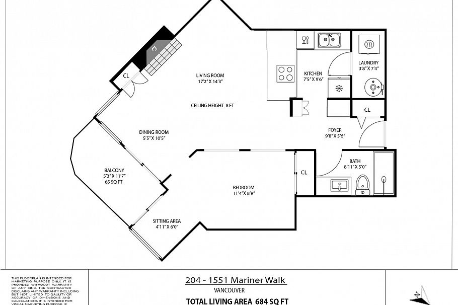 204 1551 Mariner Walk Vancouver, BC - 40