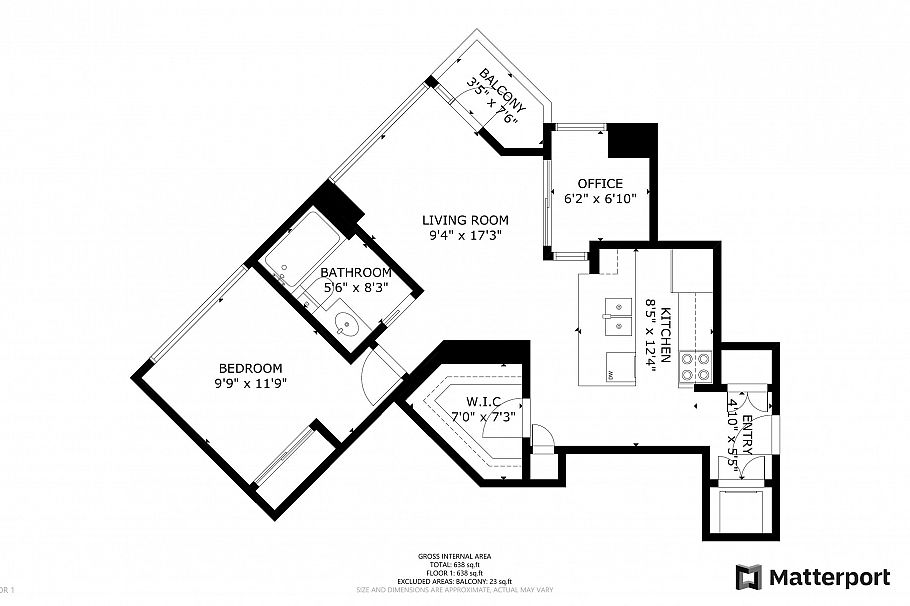 907 58 Keefer Place Vancouver, BC - 14