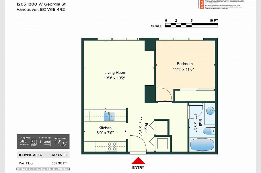 1203 1200 W Georgia Street Vancouver, BC - 18