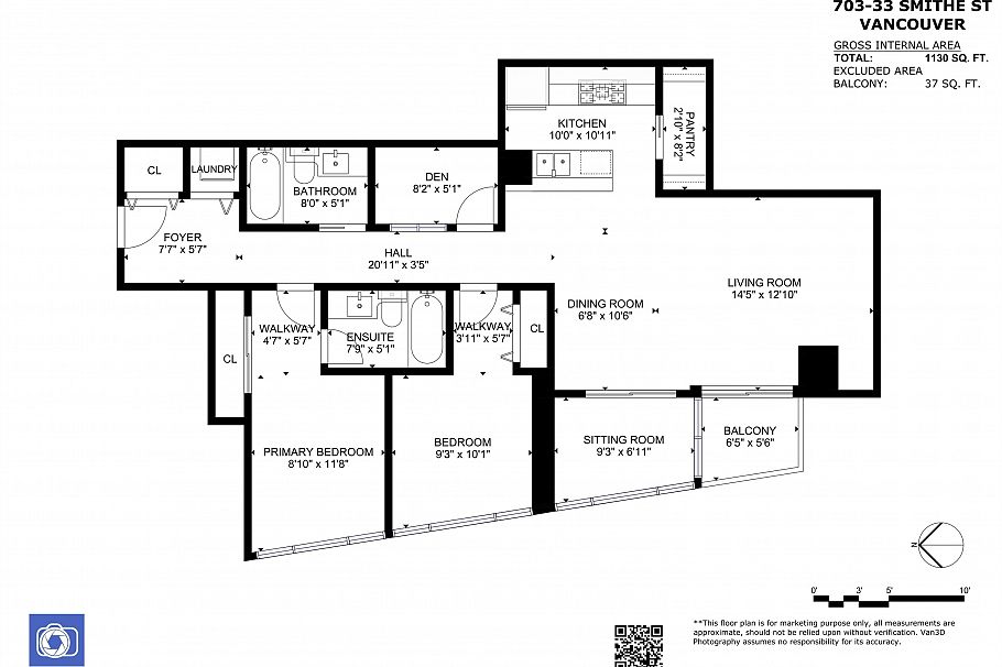 703 33 Smithe Street Vancouver, BC - 16