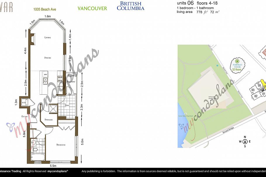 1506 1005 Beach Avenue Vancouver, BC - 30