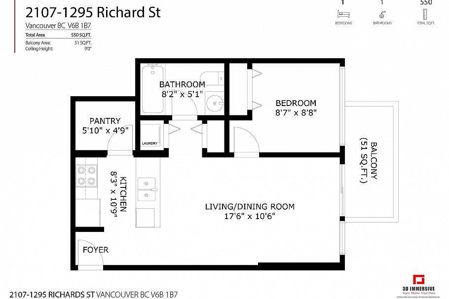 2107 1295 Richards Street Vancouver, BC - 27